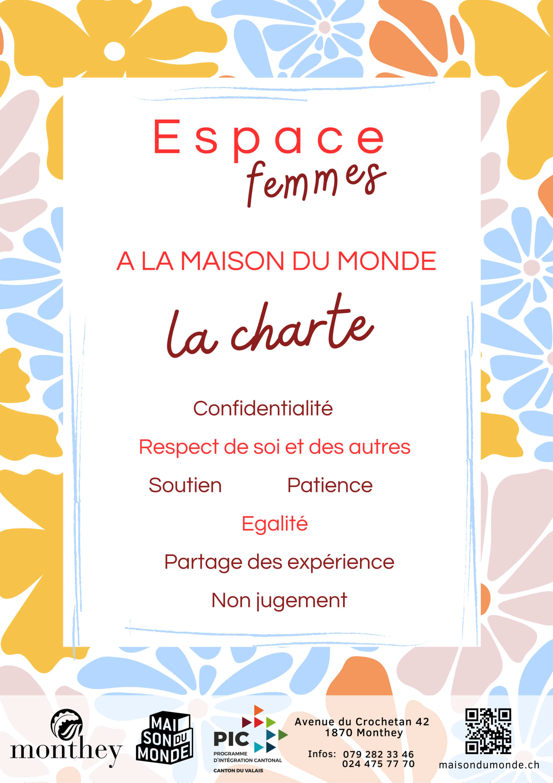 Espace femmes - charte 2025-2026